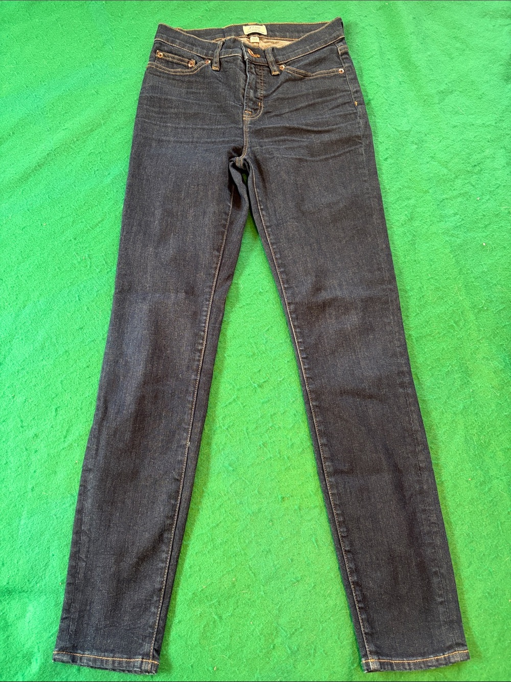J. Crew Dark Indigo Skinny Jeans